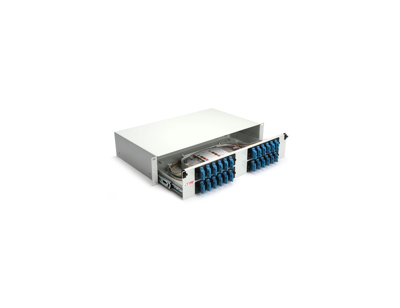 2U 19’’ 48 Port SC/PC SM DX Sliding (With Rail&P.M) Rack Type Patchpanel (Full)