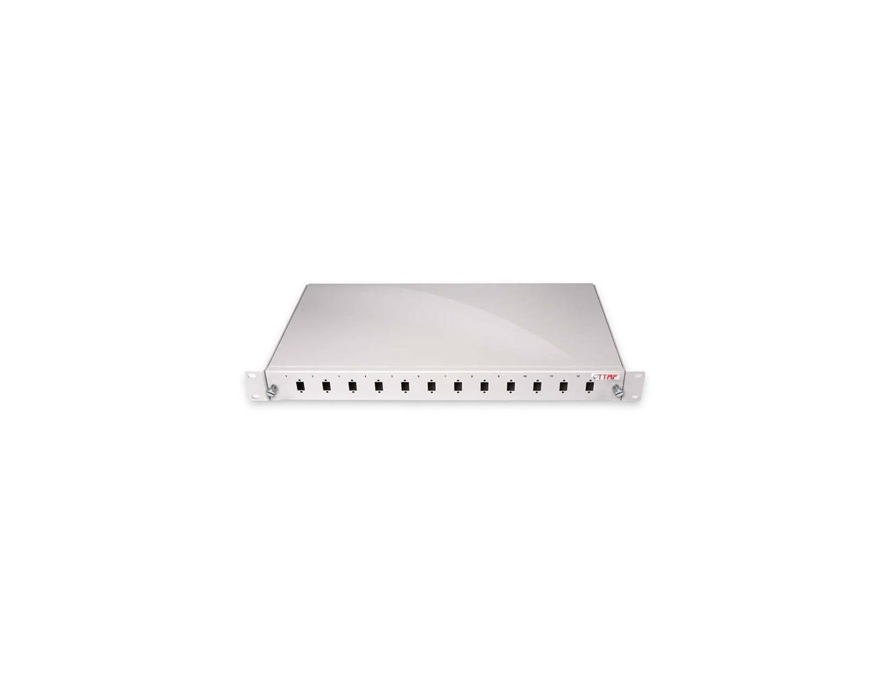 1U 19’’ 12 Port SC SX Sliding (Without Rail) Rack Type Patchpanel