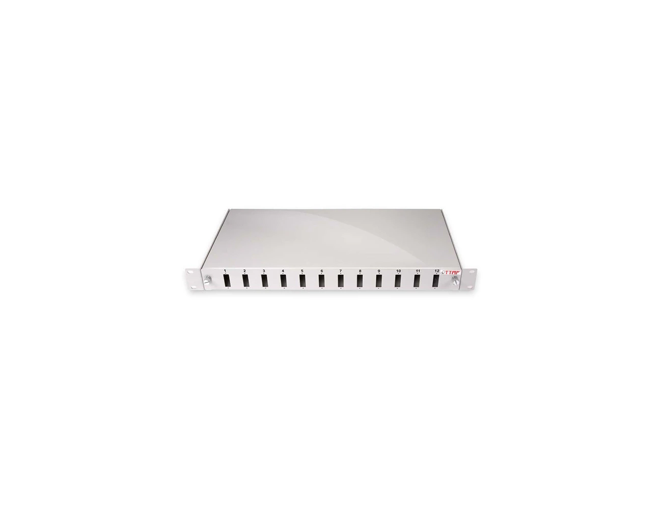 1U 19’’ 12 Port SC DX Sliding (Without Rail) Rack Type Patchpanel