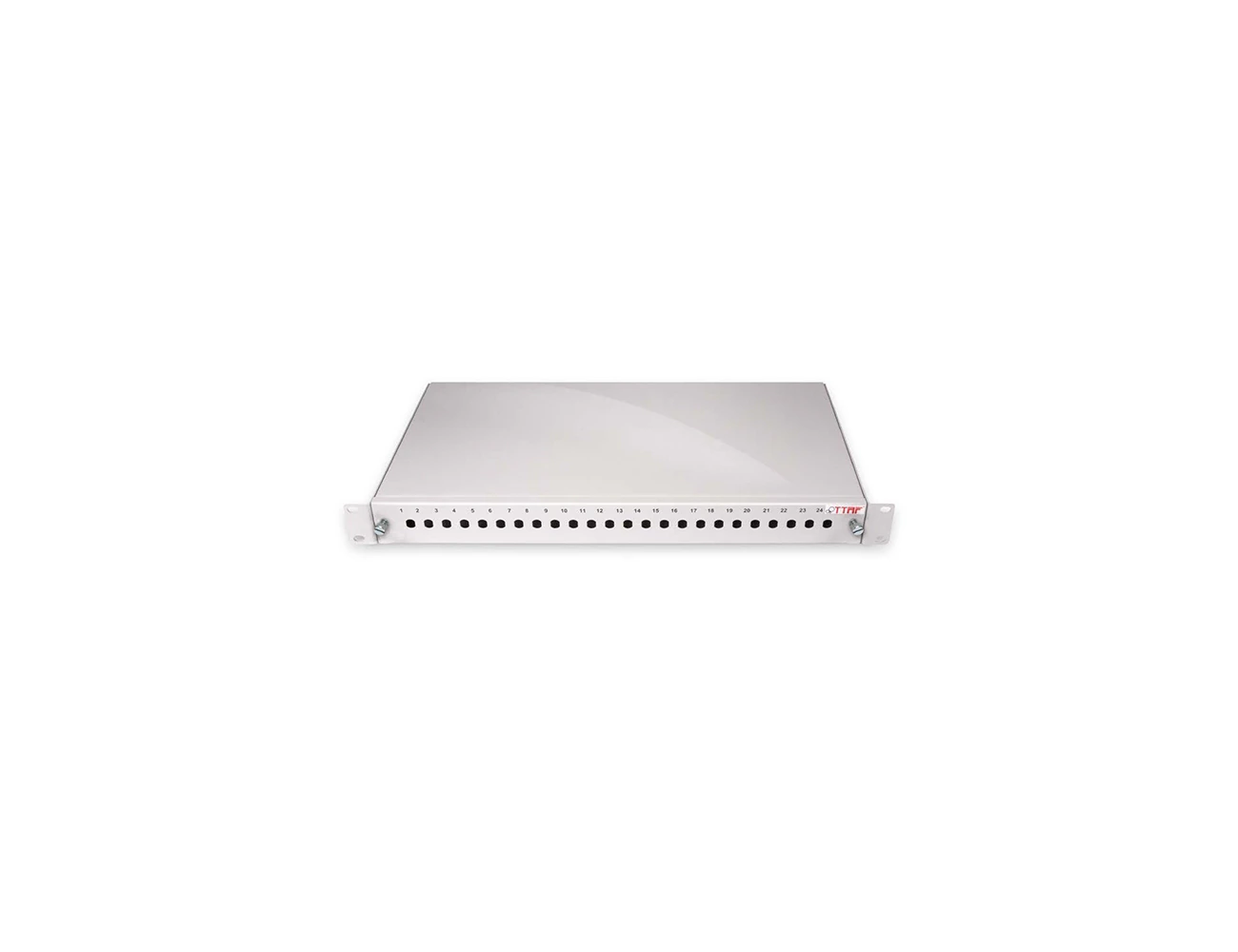 1U 19’’ 24 Port ST SX Sliding (Without Rail) Rack Type Patchpanel
