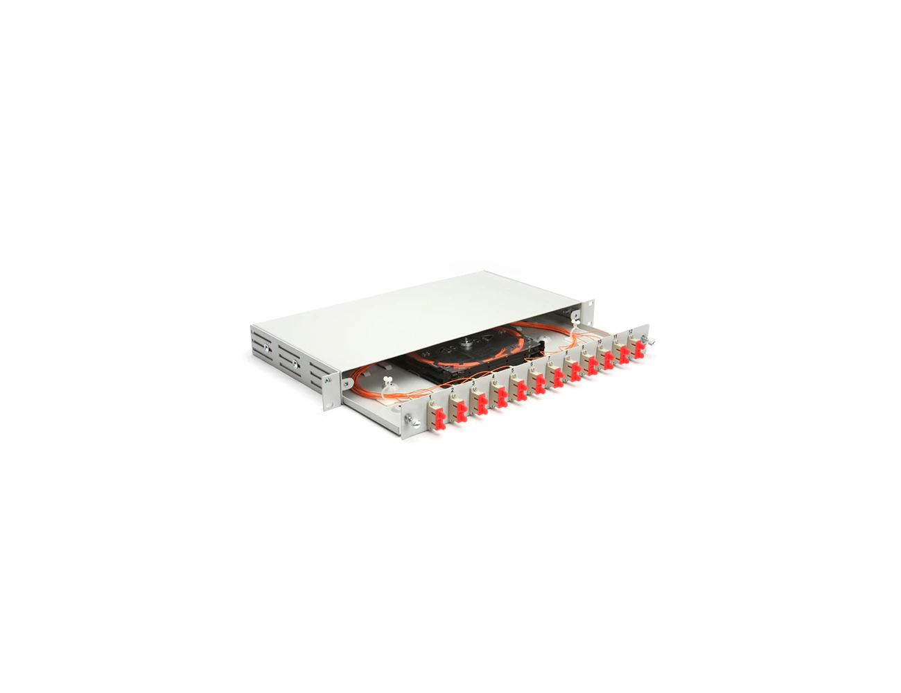 1U 19' 24 Port SC/PC MM Duplex Sliding (Without Rail) Rack Type Patchpanel (Full)