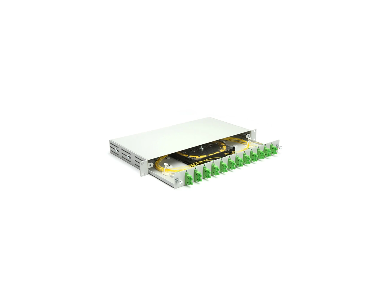 1U 19' 24 Port SC/APC SM Duplex Sliding (Without Rail) Rack Type Patchpanel (Full)
