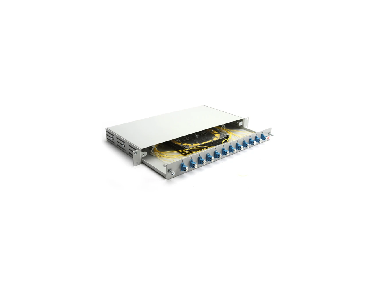 1U 19' 24 Port LC/PC SM Duplex Sliding (Without Rail) Rack Type Patchpanel (Full)