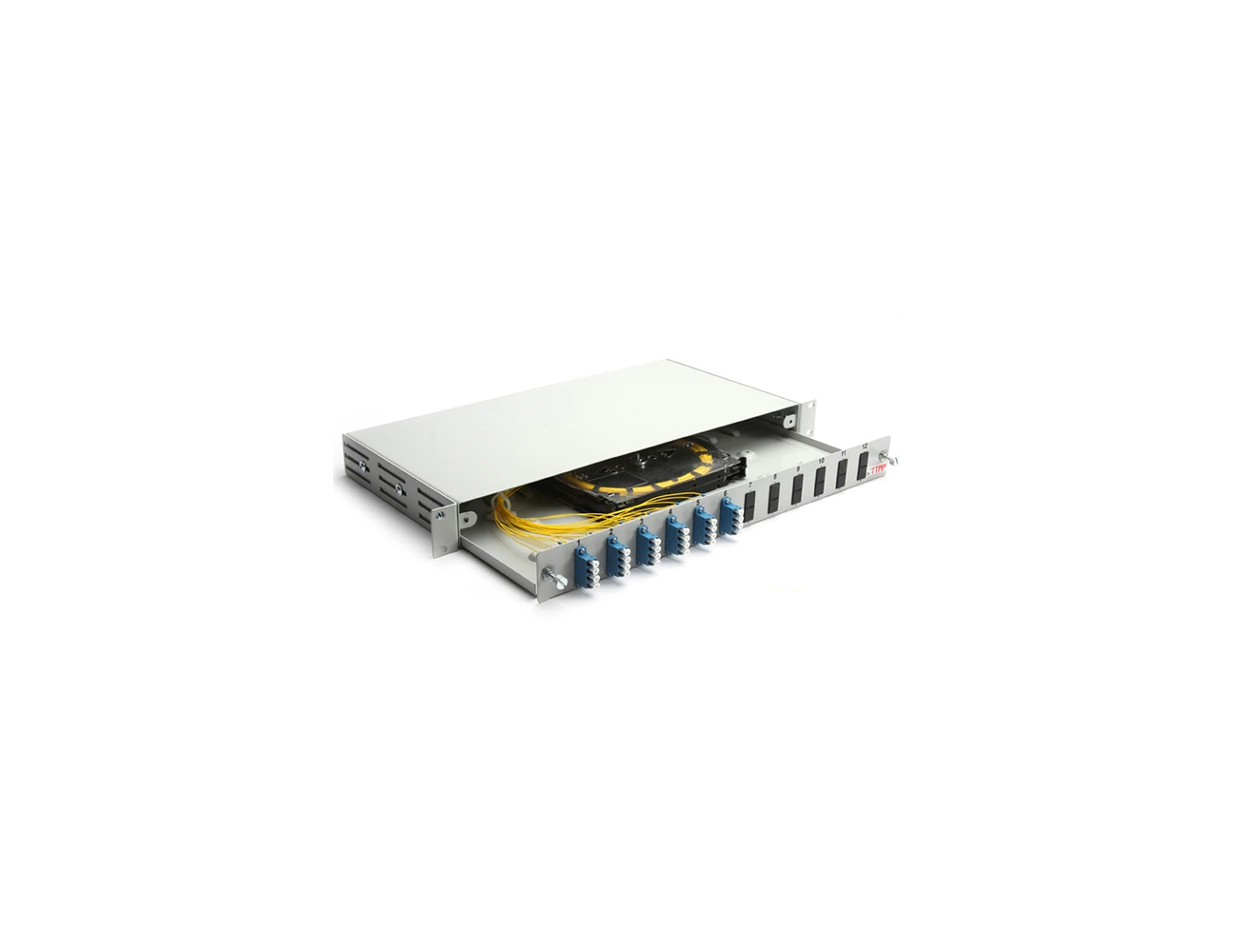 1U 19' 24 Port LC/PC SM Quad Sliding (Without Rail) Rack Type Patchpanel (Full)