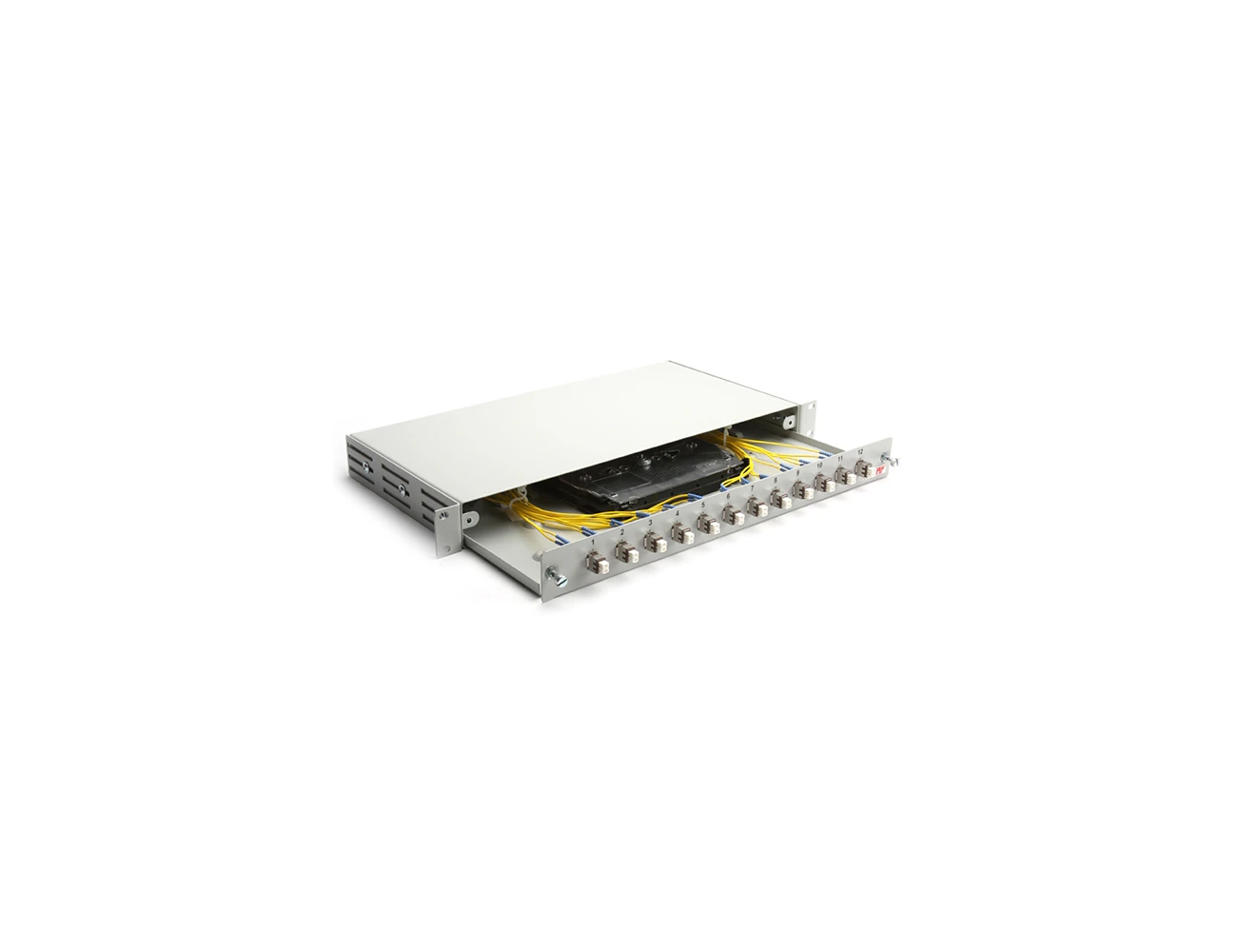 1U 19' 24 Port MU/PC SM Duplex Sliding (Without Rail) Rack Type Patchpanel (Full)