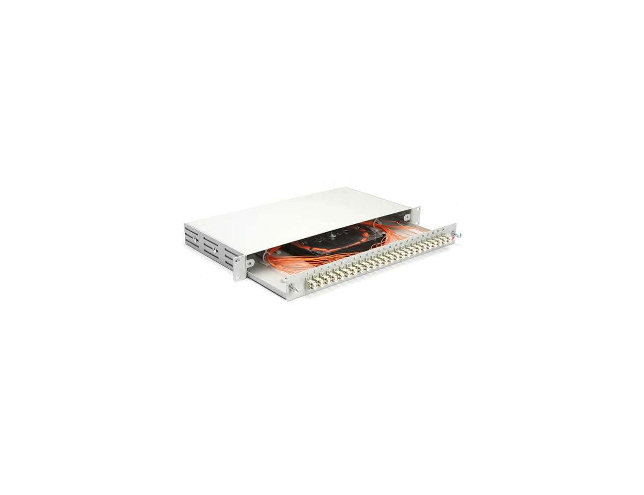 1U 19' 48 Port LC/PC MM Duplex Sliding (Without Rail) Rack Type Patchpanel (Full)