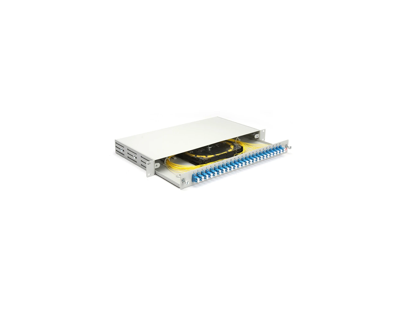 1U 19' 48 Port LC/PC SM Duplex Sliding (Without Rail) Rack Type Patchpanel (Full)