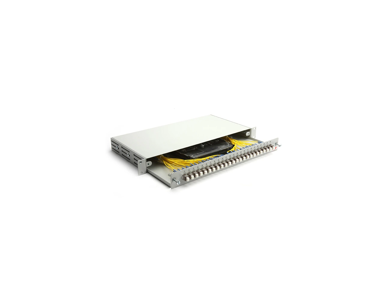 1U 19' 48 Port MU/PC SM Duplex Sliding (Without Rail) Rack Type Patchpanel (Full)