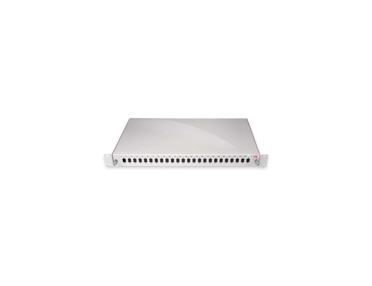 1U 19’’ 48 Port MU DX Sliding (Without Rail) Rack Type Patchpanel