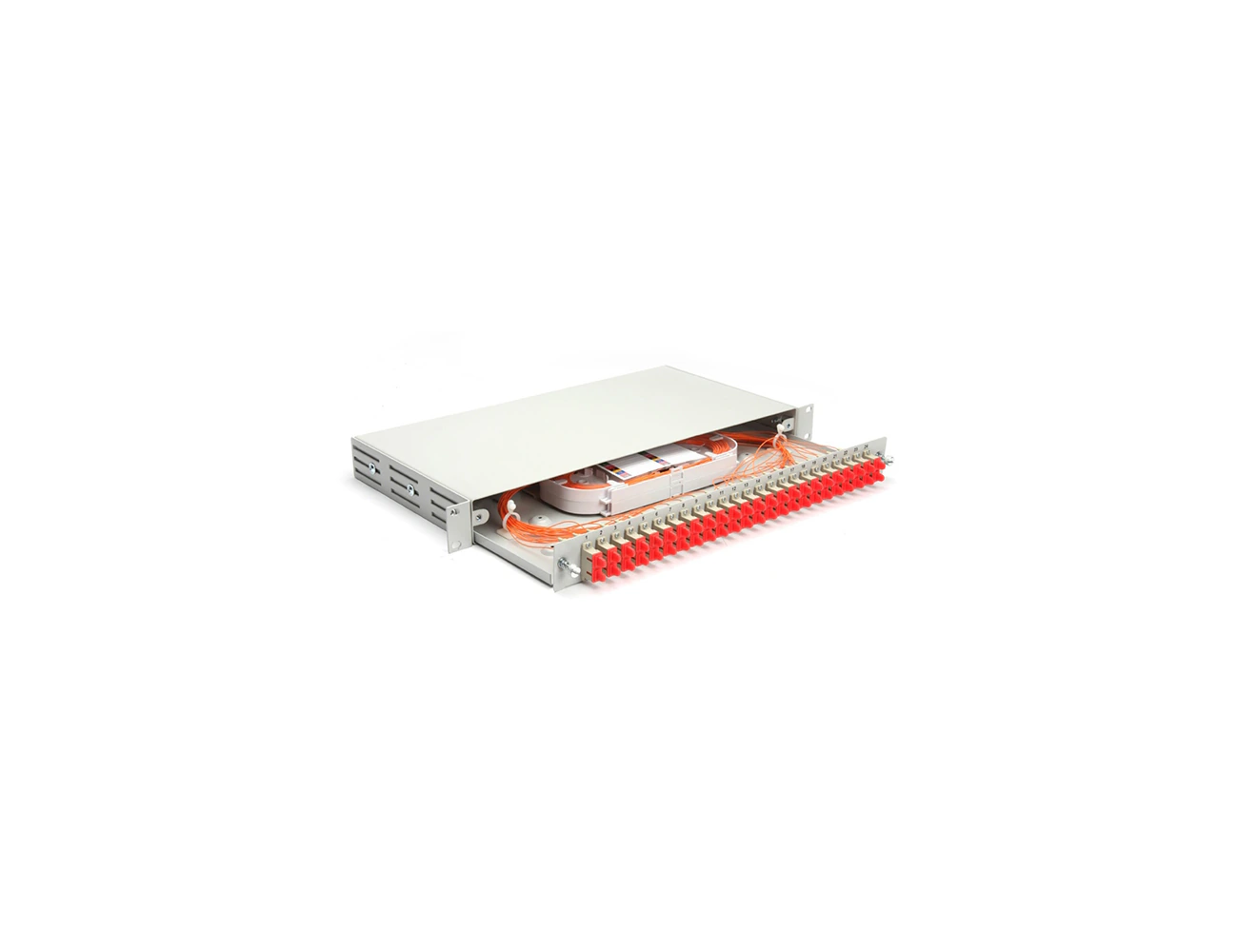 1U 19' 48 Port SC/PC MM Duplex Sliding (Without Rail) Rack Type Patchpanel (Full)