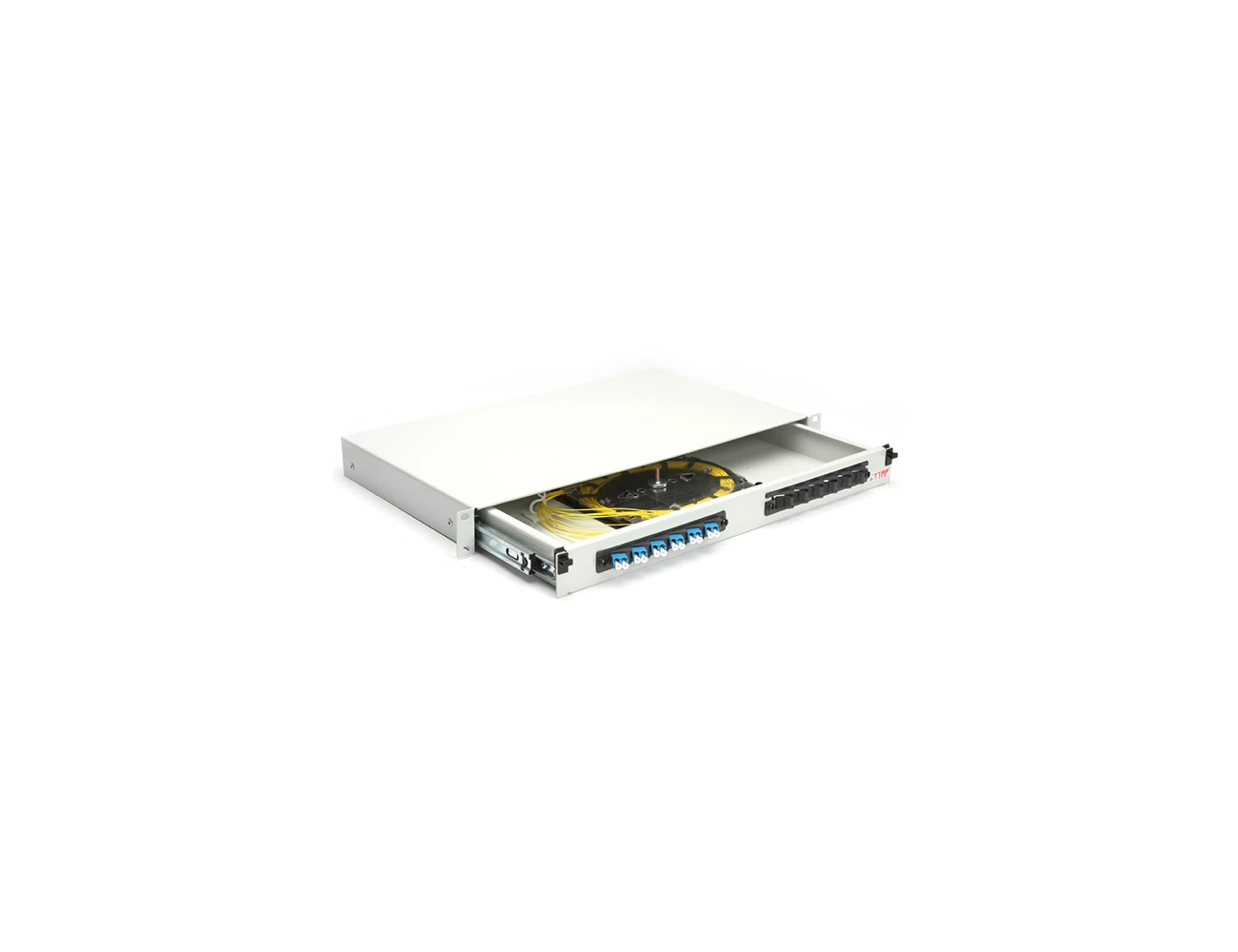 1U 19' 12 Port LC/PC SM Duplex Sliding (With Rail&P.M) Rack Type Patchpanel (Full)
