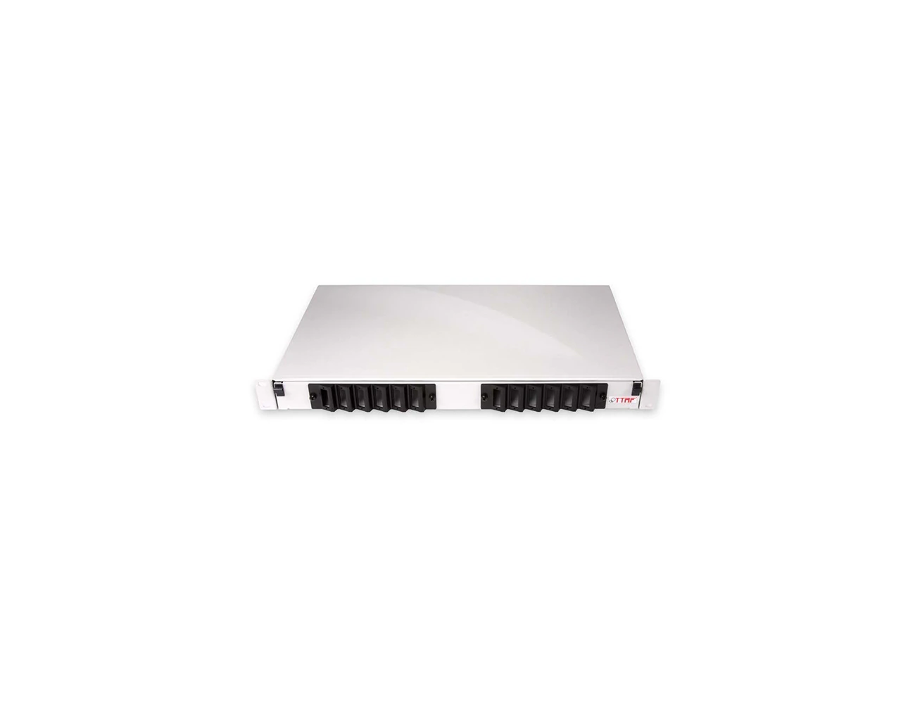 1U 19’’ 12 Port LC QX Sliding (With Rail&P.M) Rack Type Patchpanel