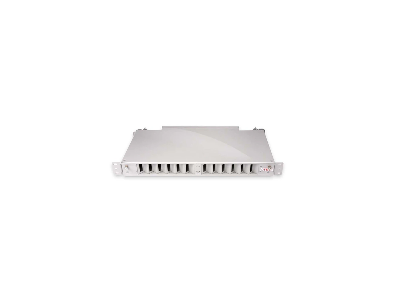 1U 19’’ 12 Port SC DX Sliding (With Rail&M.M) Rack Type Patchpanel
