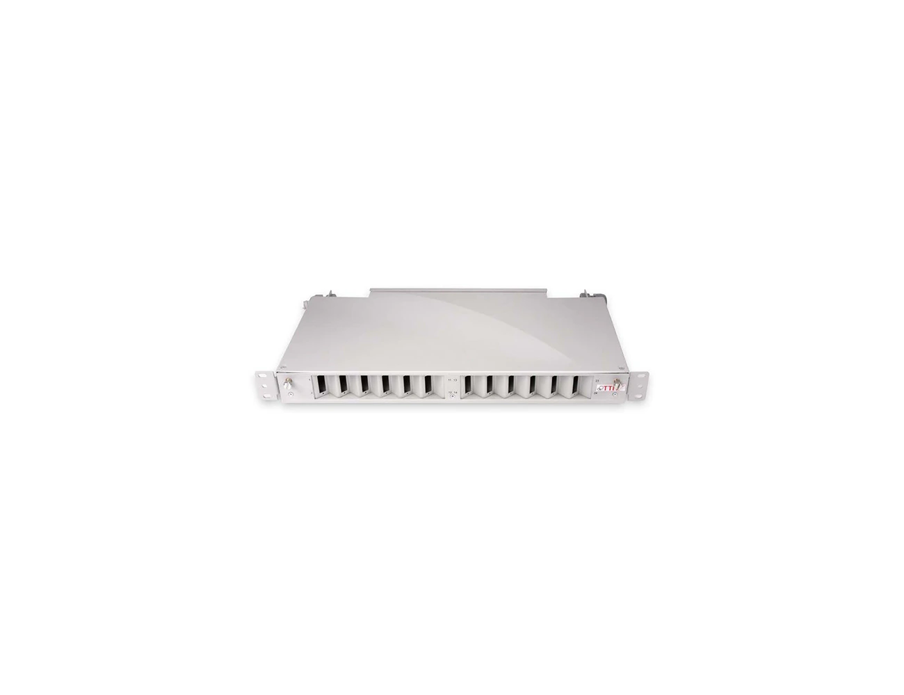 1U 19’’ 12 Port LC QX Sliding (With Rail&M.M) Rack Type Patchpanel