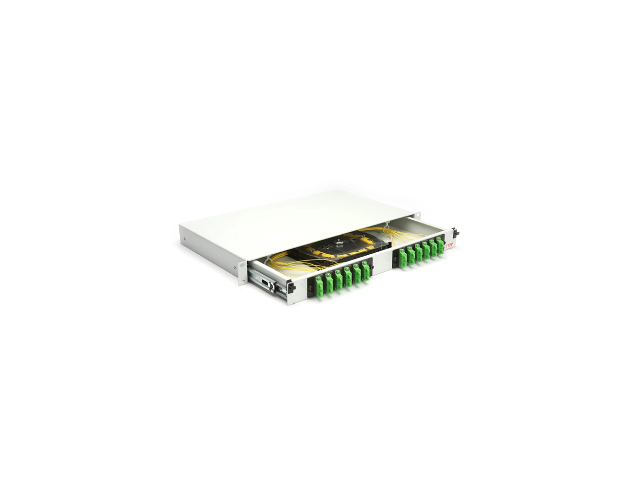 1U 19' 24 Port SC/APC SM Duplex Sliding (With Rail&P.M) Rack Type Patchpanel (Full)