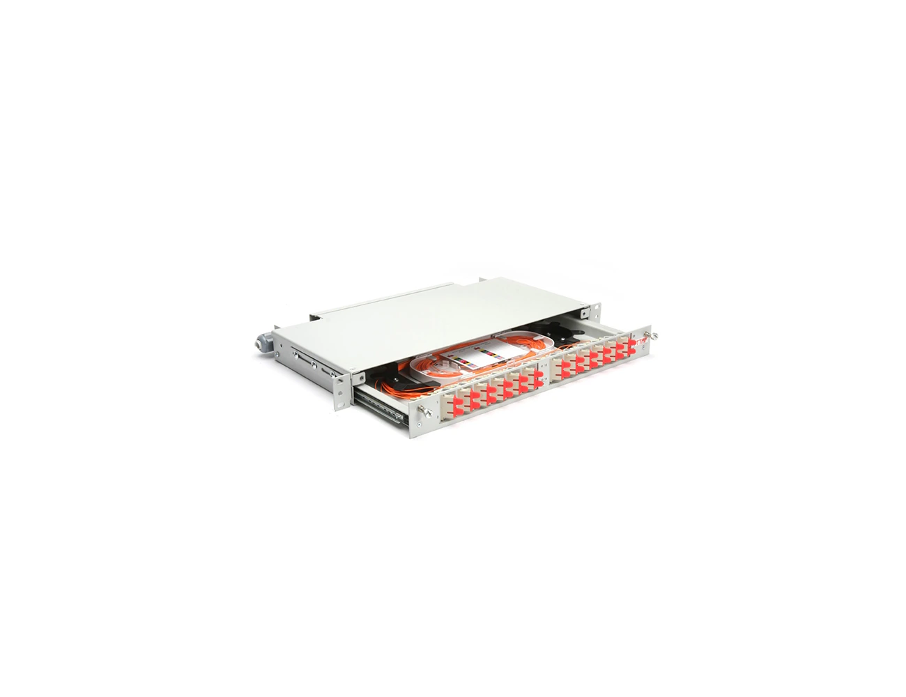 1U 19' 24 Port SC/PC MM Duplex Sliding (With Rail&M.M) Rack Type Patchpanel (Full)