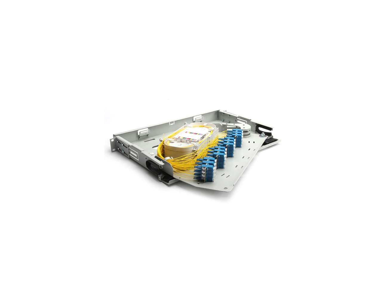1U 19' 96 Port LC/PC SM Duplex Swing Rack Type Patchpanel (Full)
