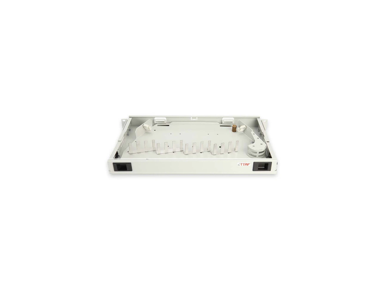 1U 19’’ 96 Port LC DX Swing Rack Type Patchpanel