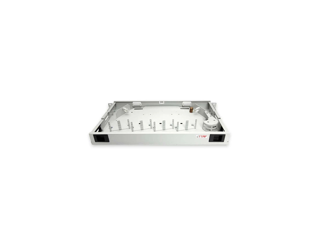 1U 19’’ 128 Port LC QX Swing Rack Type Patchpanel