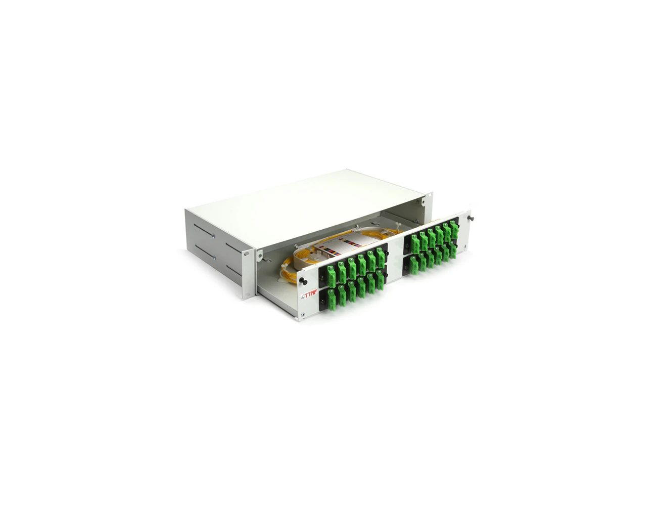 2U 19' 48 Port SC/APC SM Duplex Sliding (Without Rail&P.M) Rack Type Patchpanel (Full)