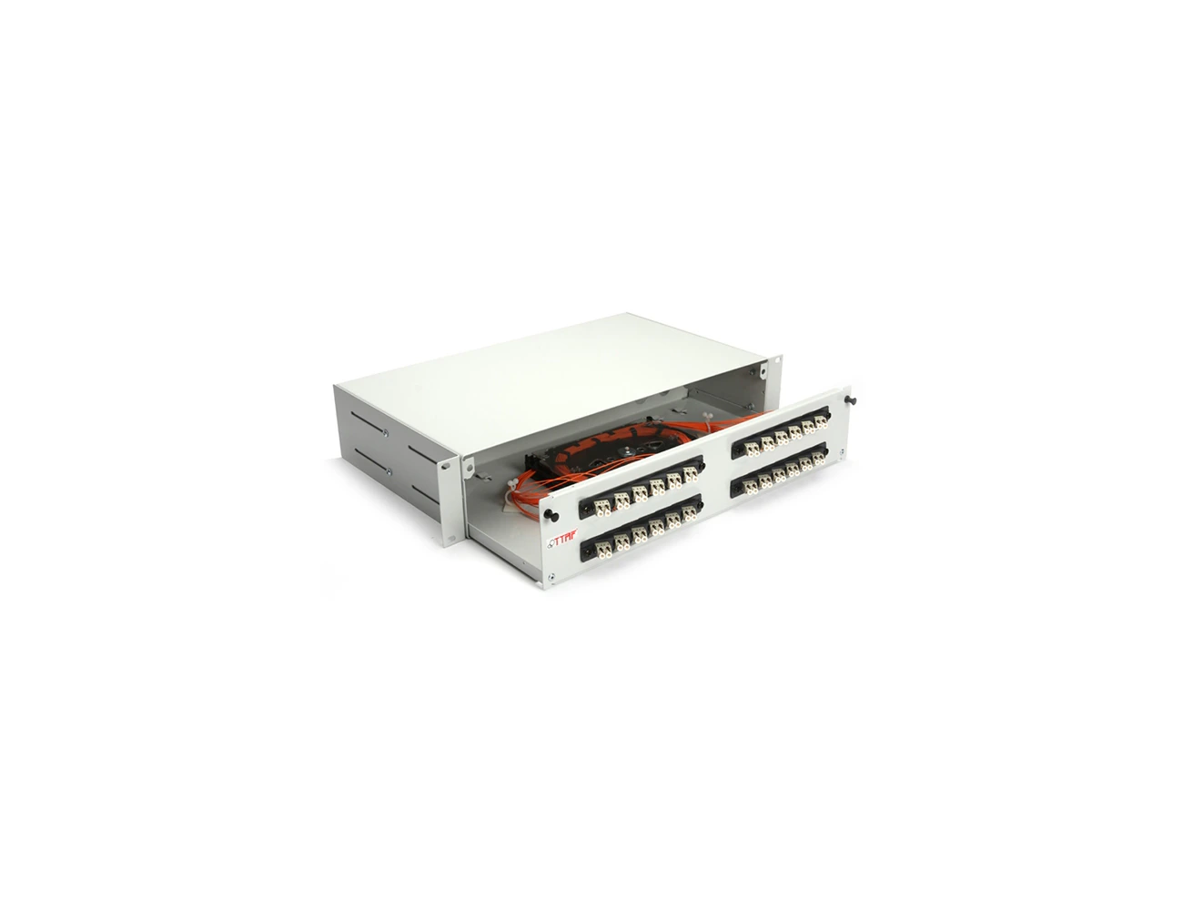 2U 19' 48 Port LC/PC MM Duplex Sliding (Without Rail&P.M) Rack Type Patchpanel (Full)