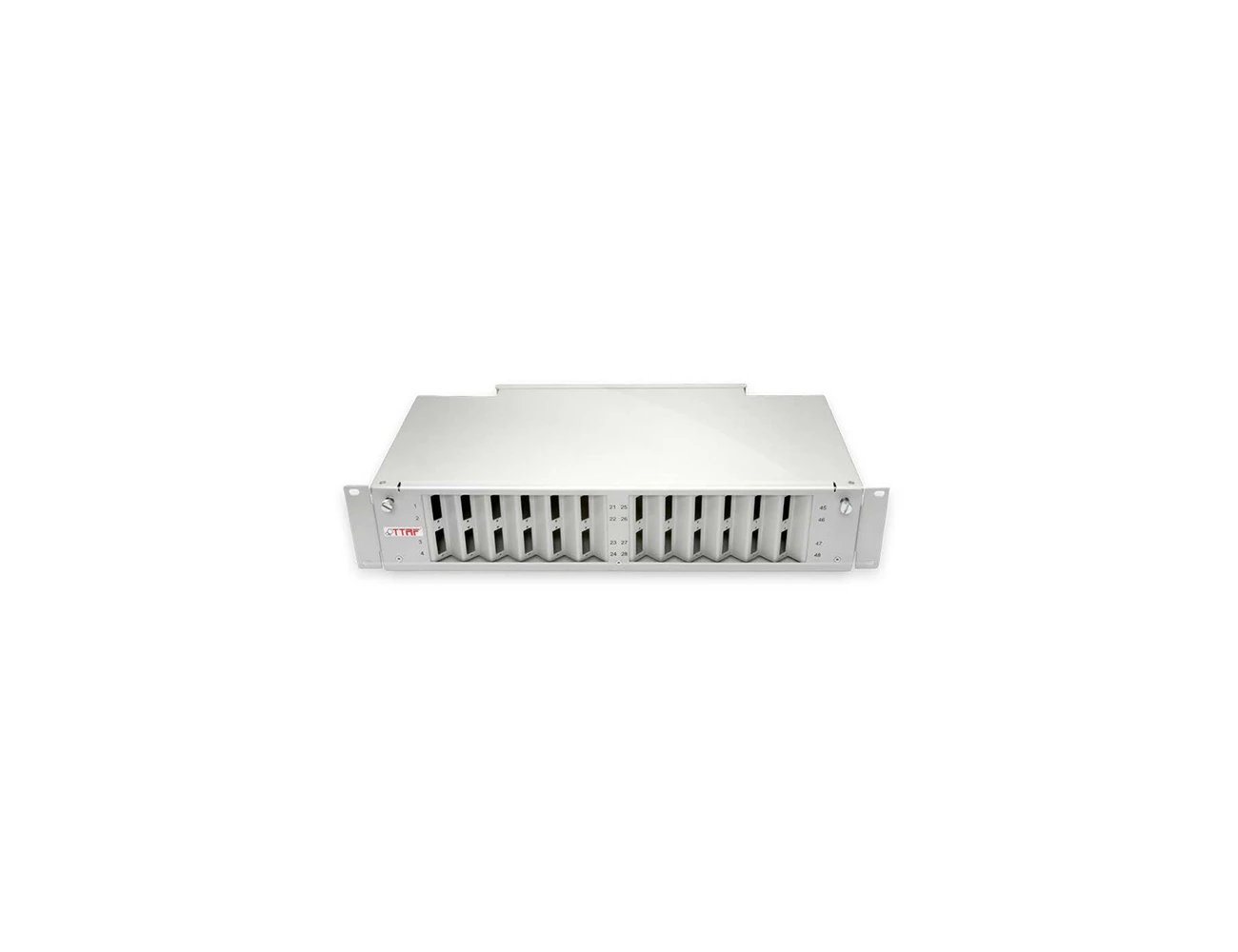 2U 19' 96 Port LC Quad Sliding (With Rail&M.M) Rack Type Patchpanel