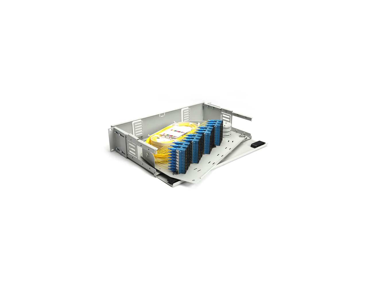 2U 19’’ 64 Port SC/PC SM SX Swing Rack Type Patchpanel (Full)
