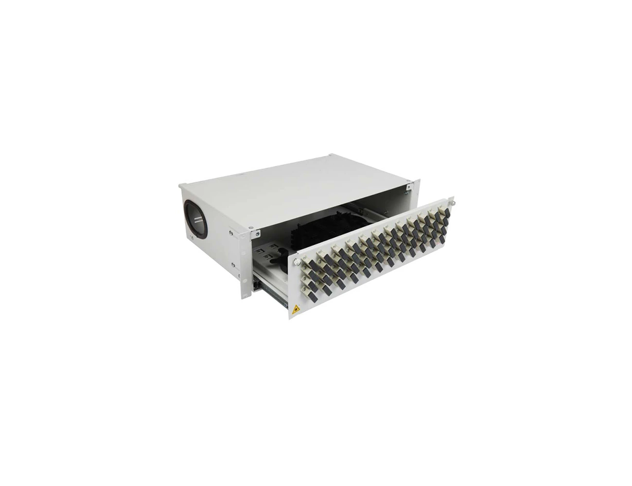 3U 19’’ 96 Port SC/PC MM DX Sliding (With Rail) Rack Type Patchpanel (Full)