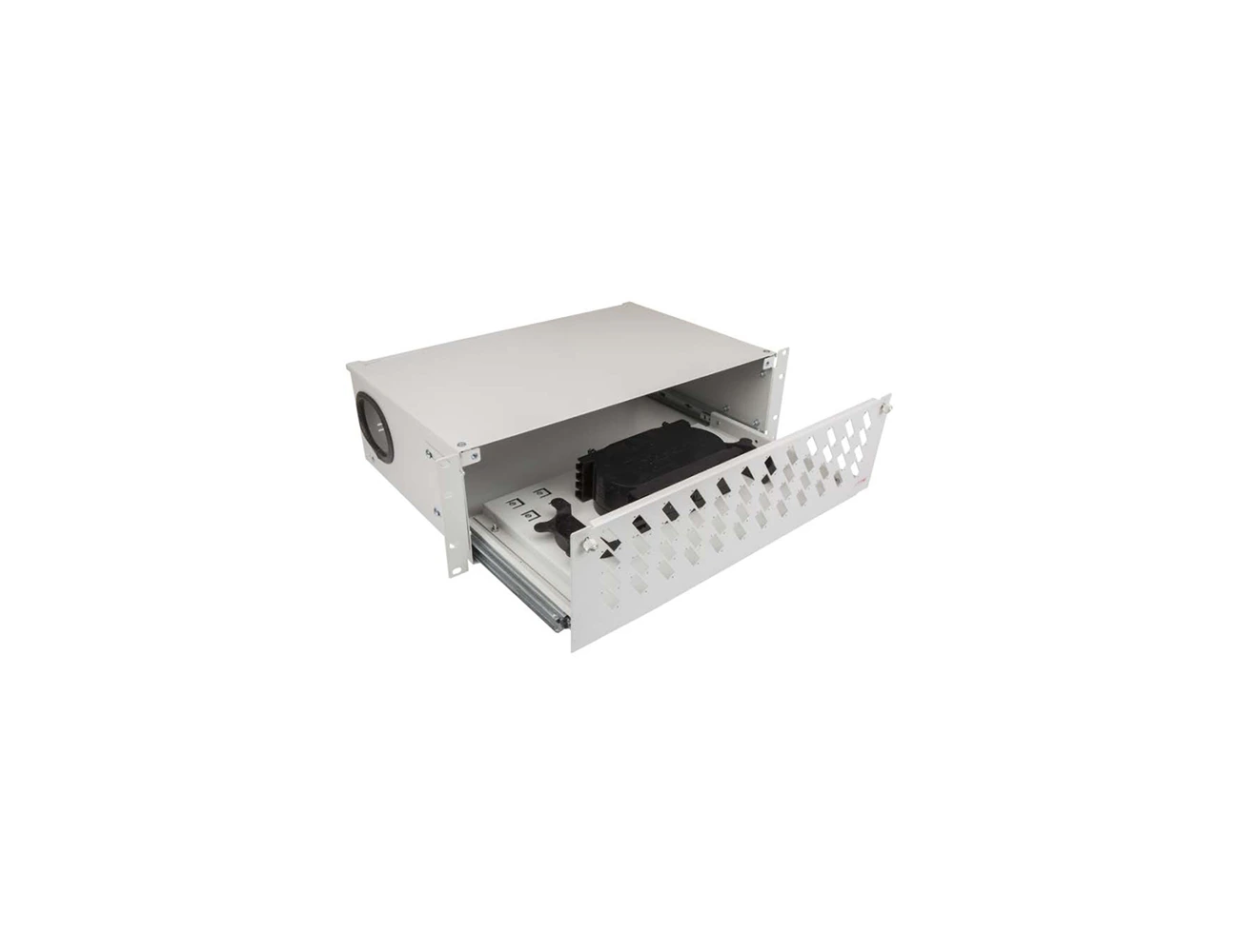 3U 19’’ 96 Port SC/LC DX Sliding (With Rail) Rack Type Patchpanel