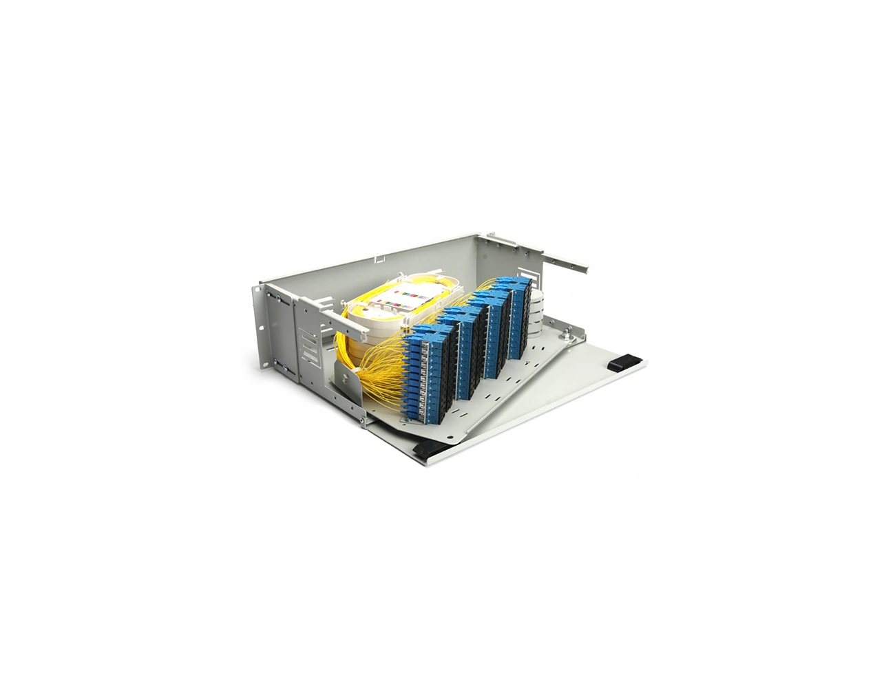 3U 19’’ 192 Port SC/PC SM DX Swing Rack Type Patchpanel (Full)