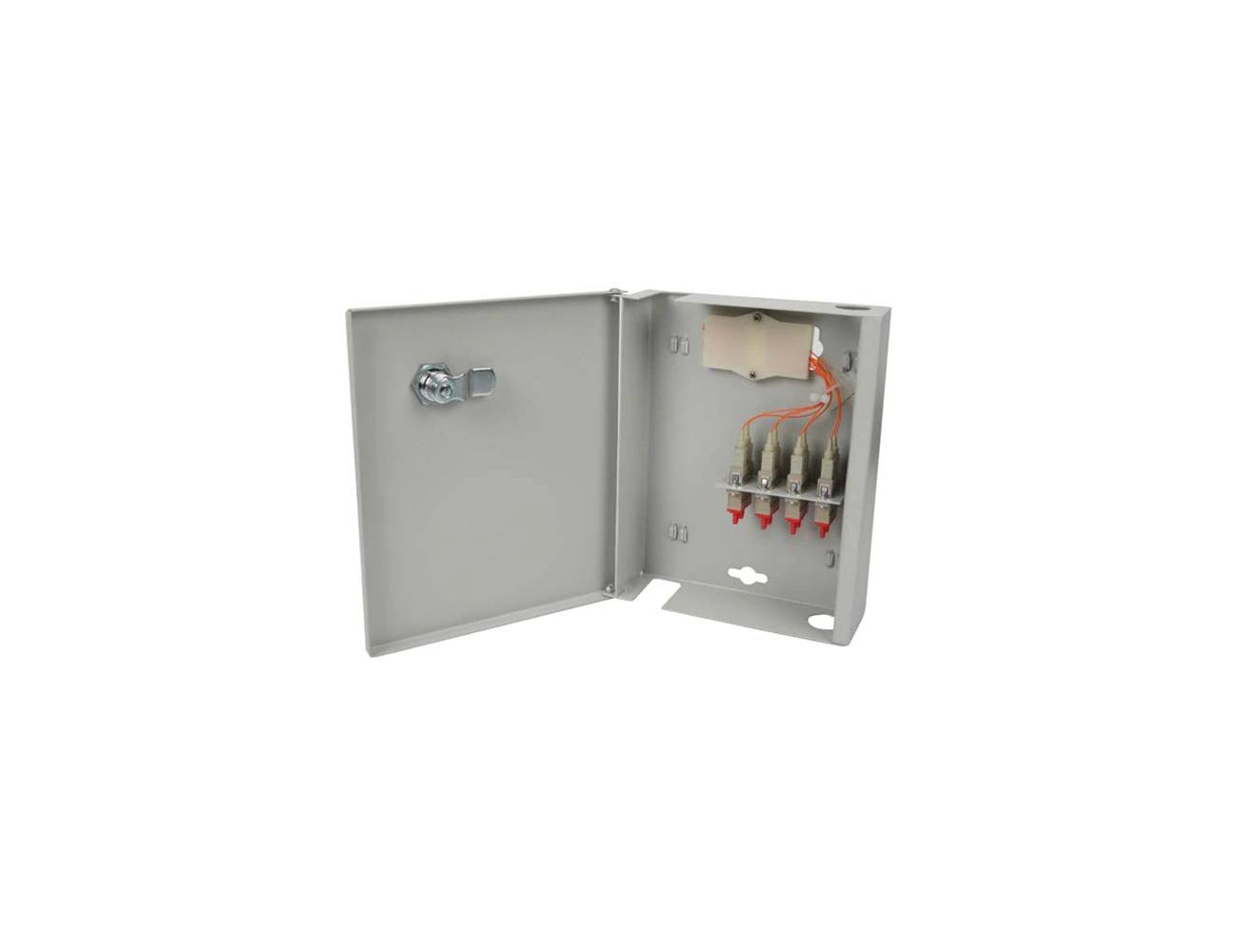 8 Port SC/PC MM DX Wallmount Metalic Termination Box (Full)