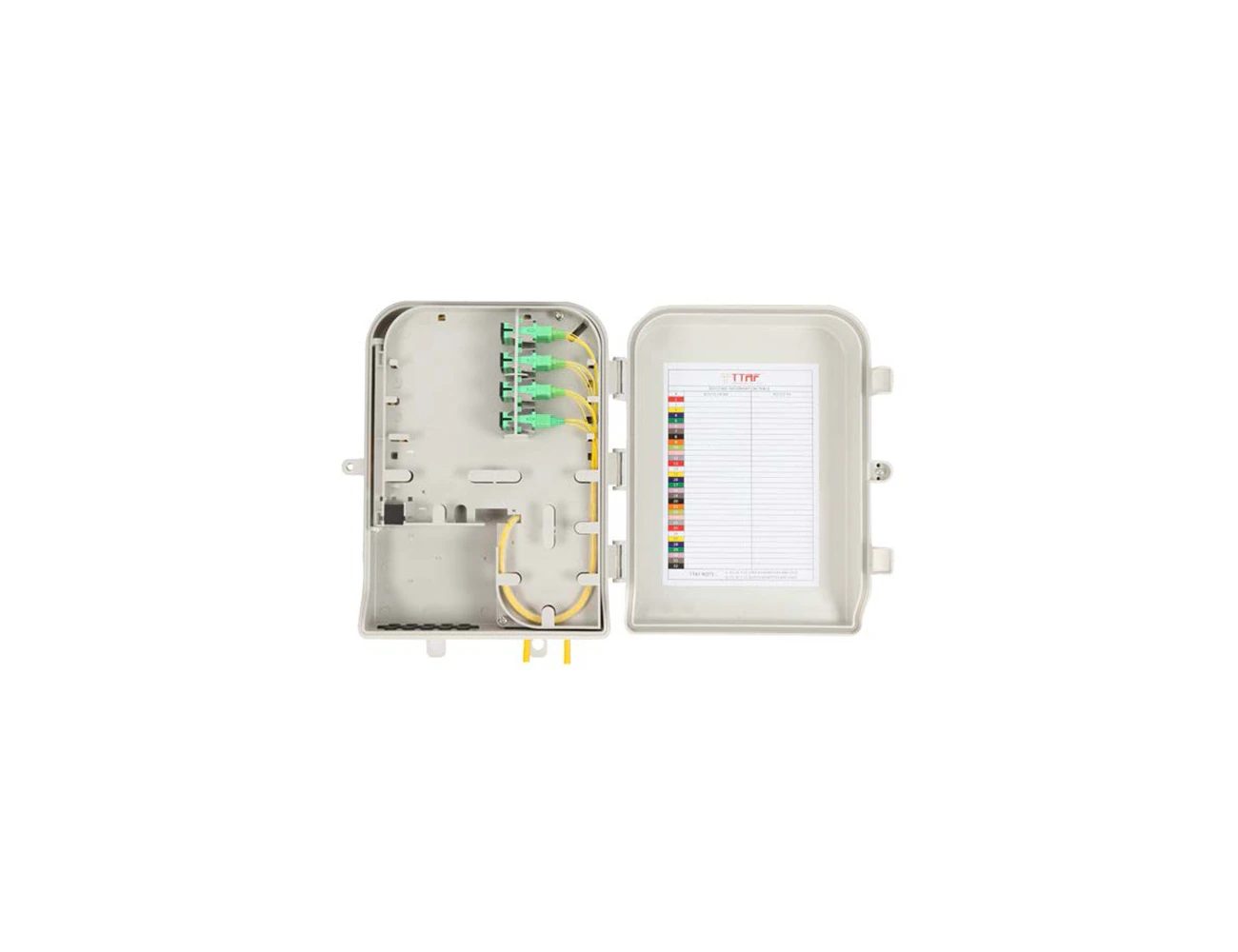 16 Port SC/APC SM SX Optic Distribution Box (Full)