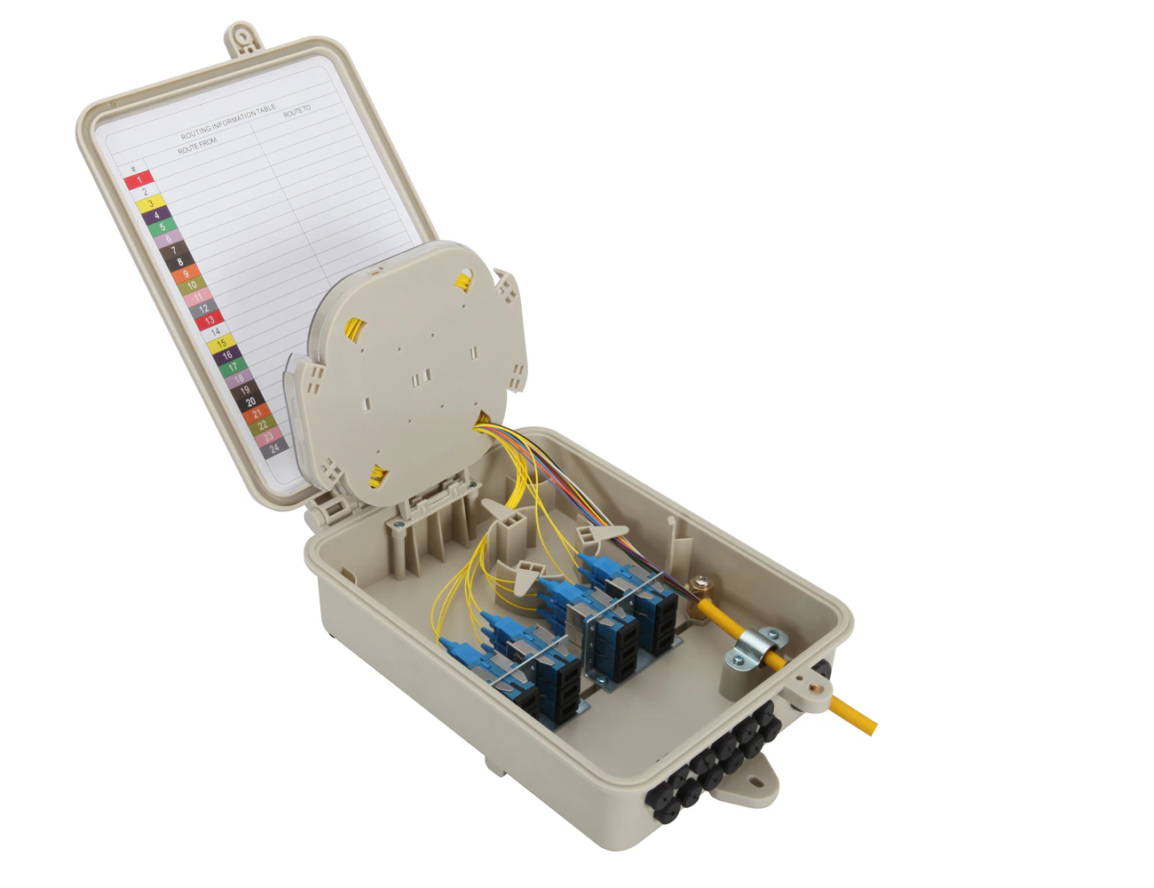 12 Port SC/PC SM Simplex Optic Dıstrıbution Box (Full)