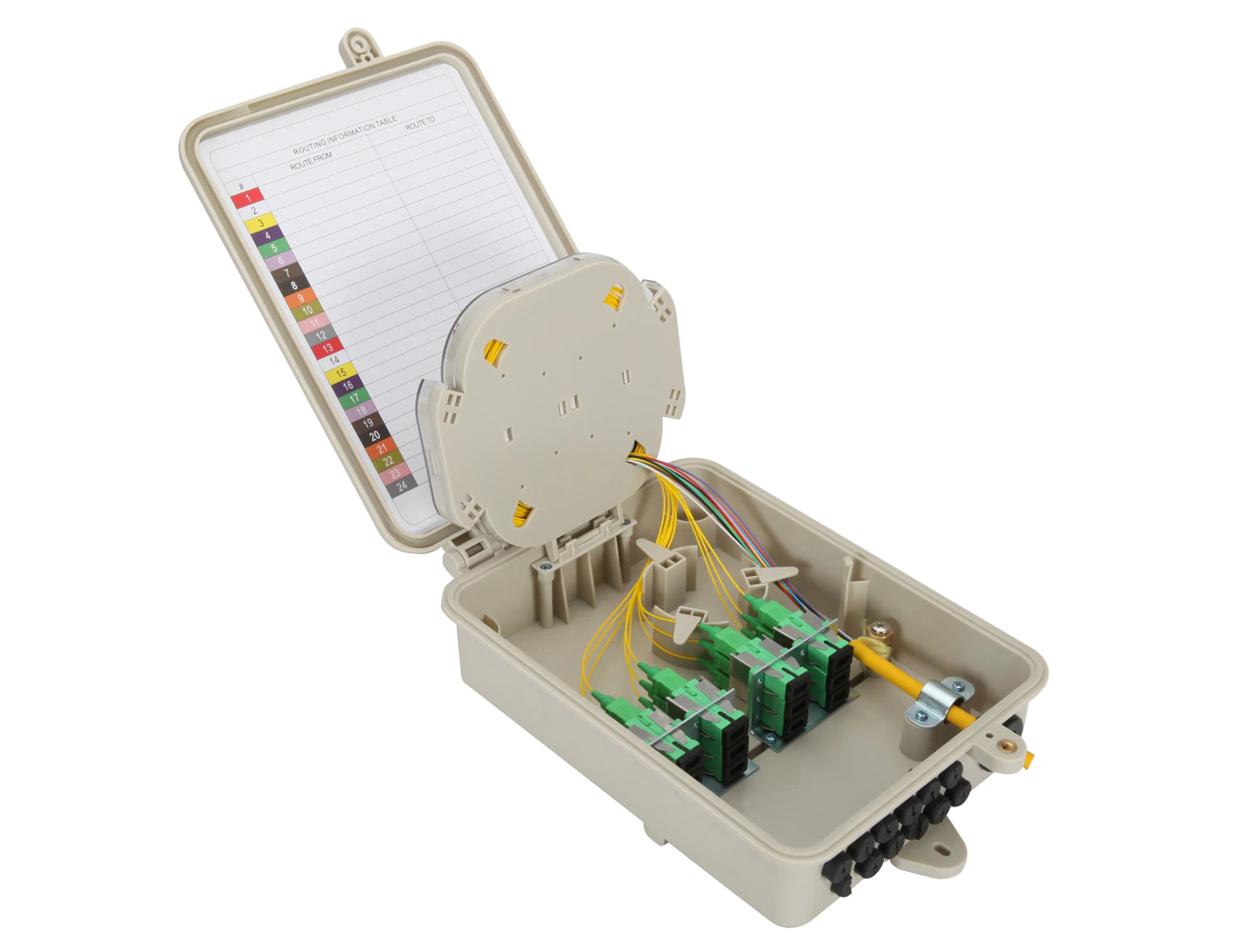 12 Port SC/APC SM Simplex Optic Dıstrıbution Box (Full)