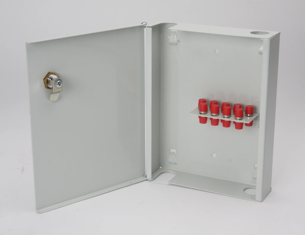 9 Port FC/PC MM Simplex Wallmount Metalic Termination Box (Full)