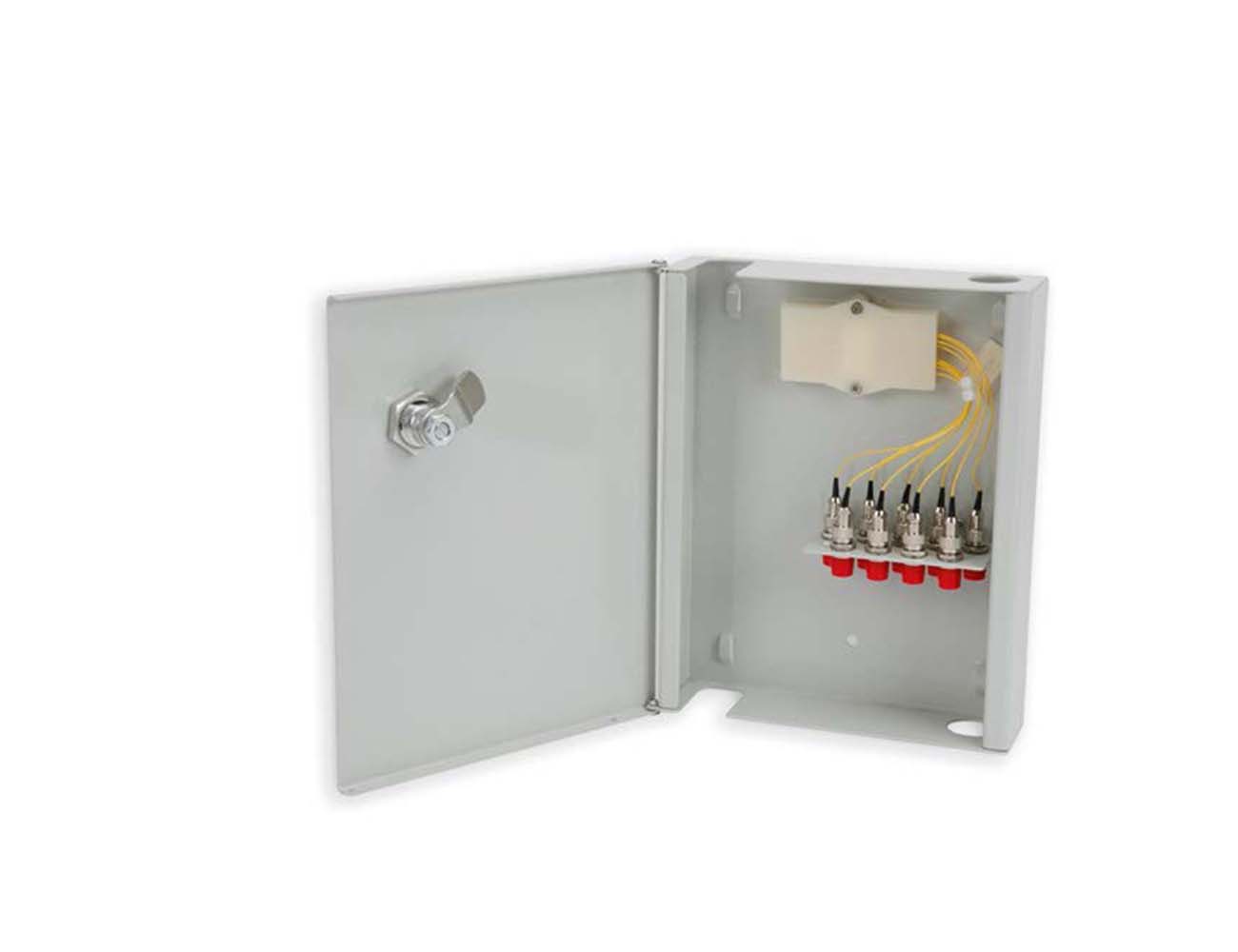 9 Port FC/PC SM Simplex Wallmount Metalic Termination Box (Full)