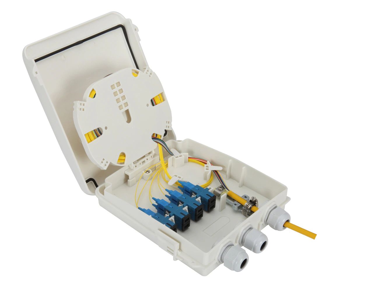 8 Port SC/PC SM Simplex Optic Dıstrıbution Box (Full)