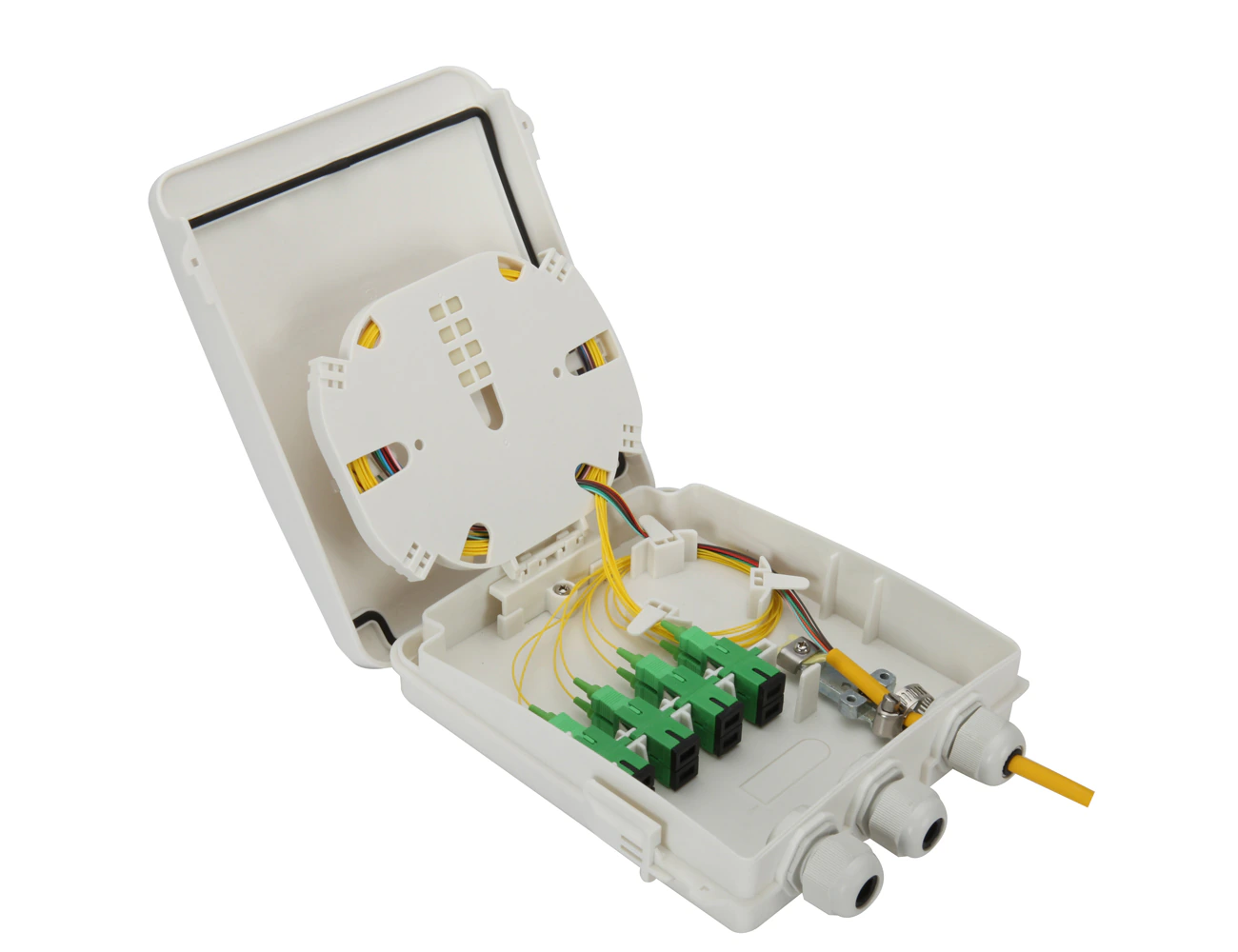 8 Port SC/APC SM Simplex Optic Dıstrıbution Box (Full)