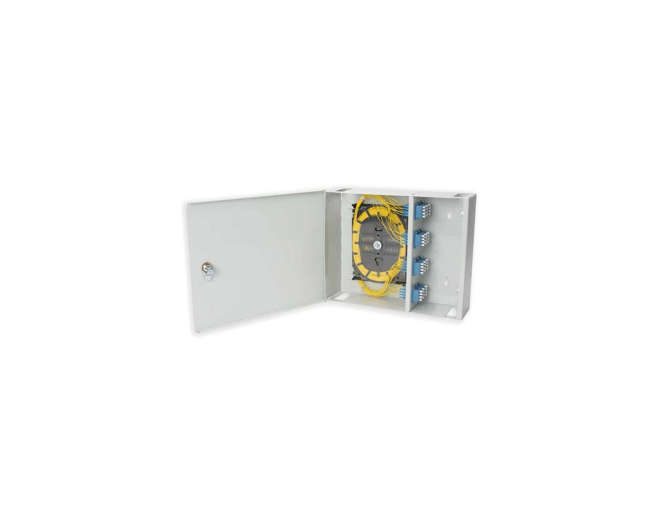 48 Port LC/PC SM QX Wallmount Metalic Termination Box (Full)