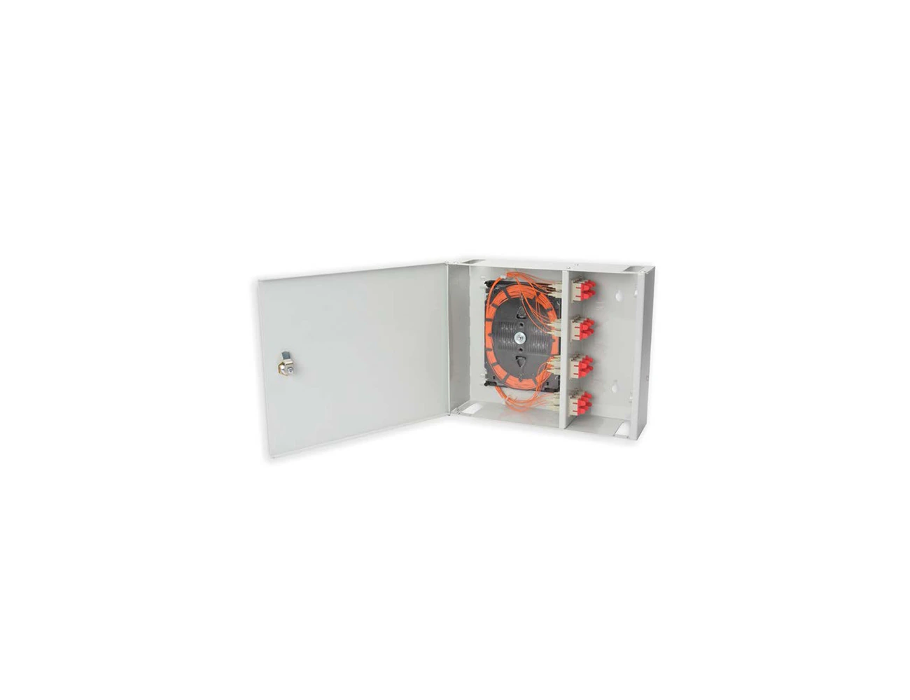 24 Port SC/PC MM DX Wallmount Metalic Termination Box (Full)