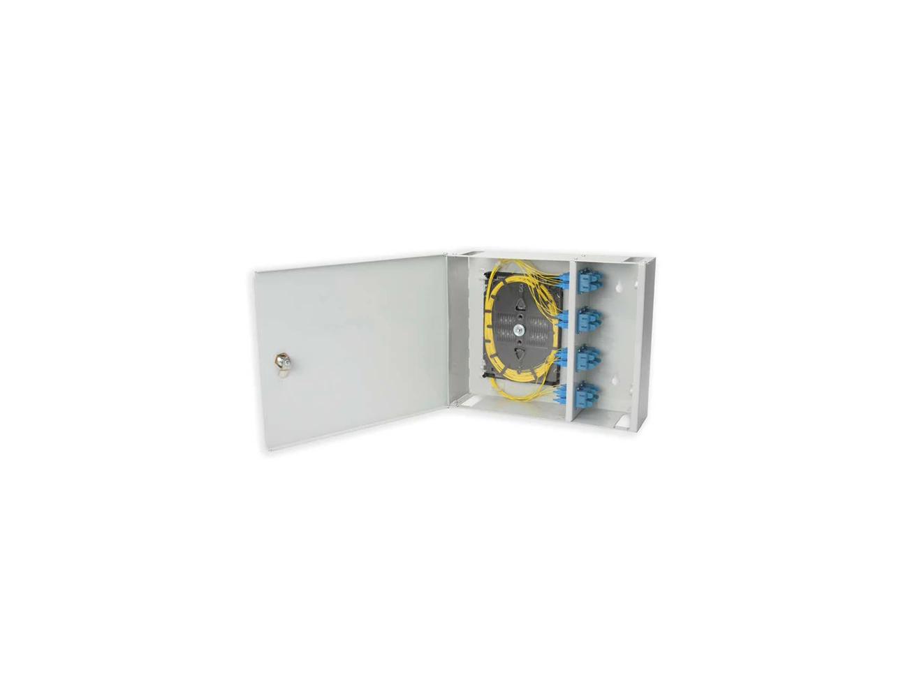 24 Port SC/PC SM DX Wallmount Metalic Termination Box (Full)