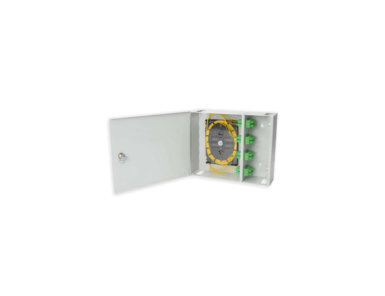 24 Port SC/APC SM DX Wallmount Metalic Termination Box (Full)