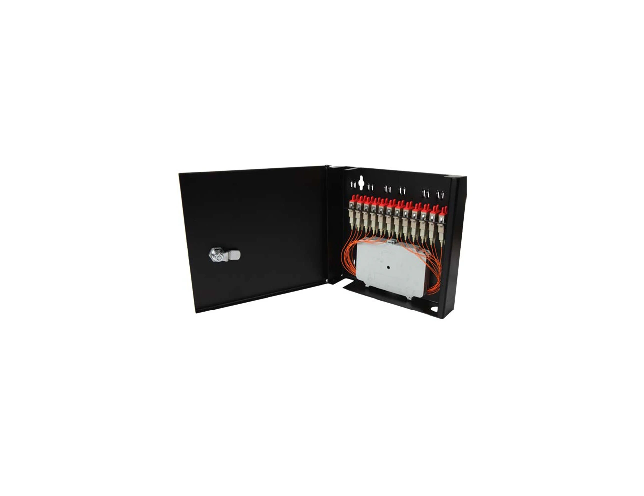 24 Port SC/PC MM DX Wallmount Metalic Termination Box (Full)