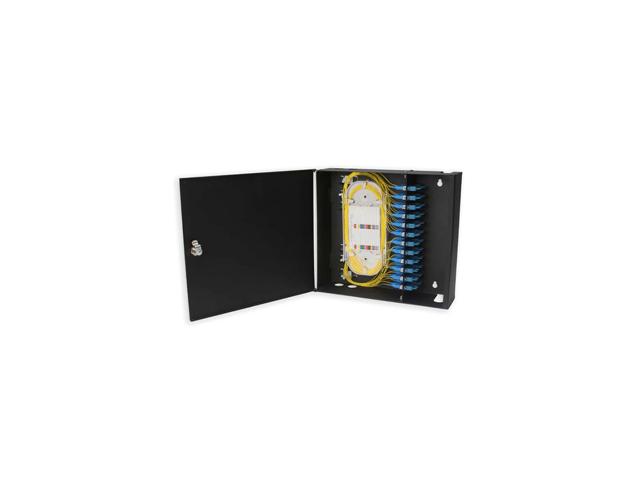 48 Port SC/PC SM DX Wallmount Metalic Termination Box (Full)