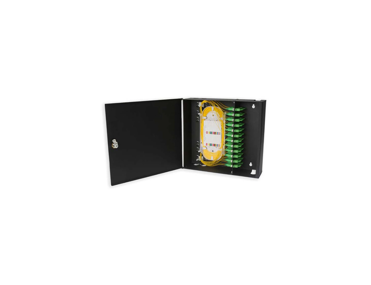 48 Port SC/APC SM DX Wallmount Metalic Termination Box (Full)