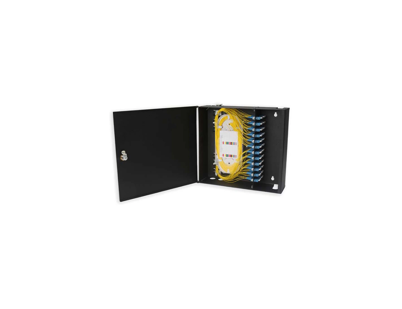 96 Port LC/PC SM QX Wallmount Metalic Termination Box (Full)