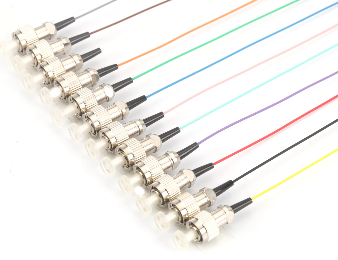 FC/PC 9/125 SM SX L:X FO PIGTAIL (12 COLORS)