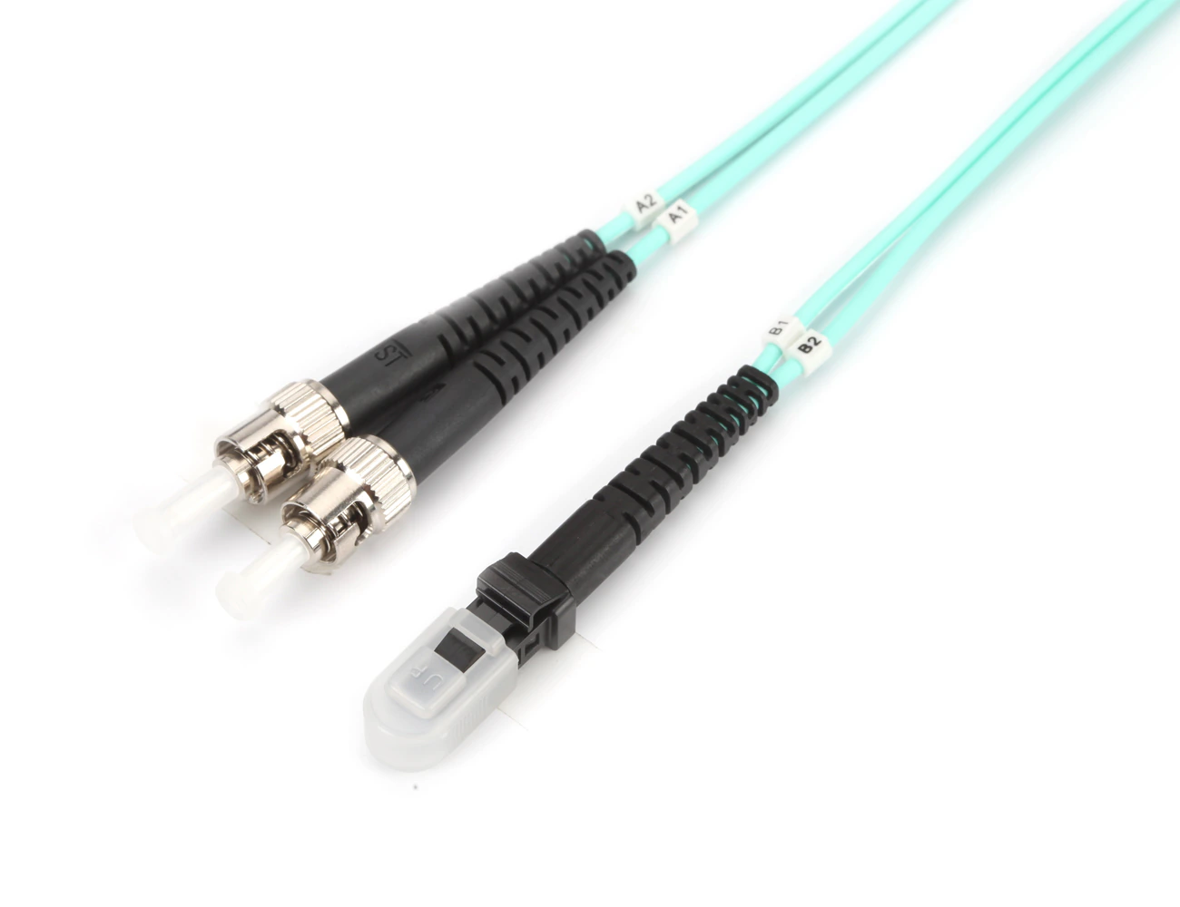 ST/PC-MTRJ/PC OM3 MM DX L:X FO PATCHCORD