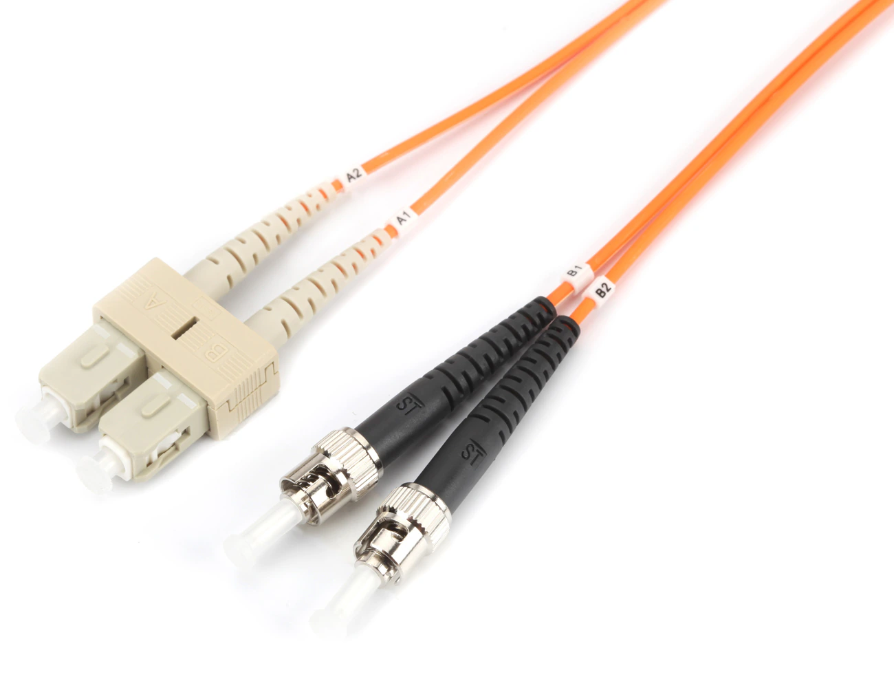 SC/PC-ST/PC 50/125 MM DX L:X FO PATCHCORD