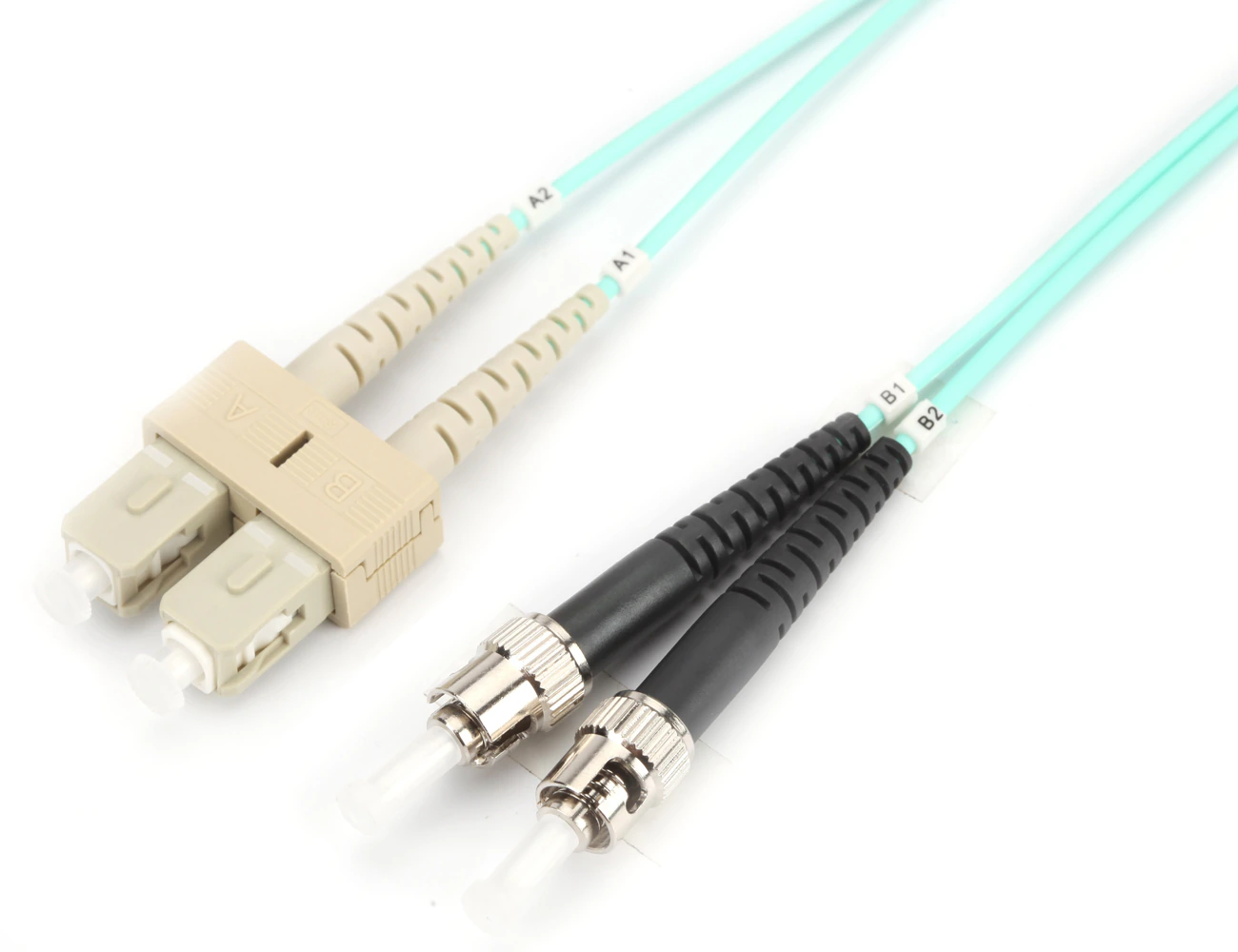 SC/PC-ST/PC OM3 MM DX L:X FO PATCHCORD